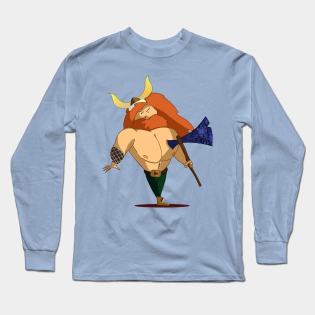 VIKING Long Sleeve T-Shirt by Juanpe